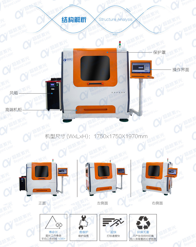 1000W直線(xiàn)電機激光切割機結構特點(diǎn)